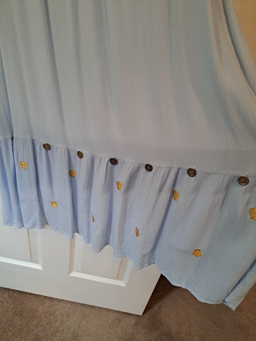 Lilly Pulitzer Delaney Tunic Dress Boho Blue - Picture 4 of 13